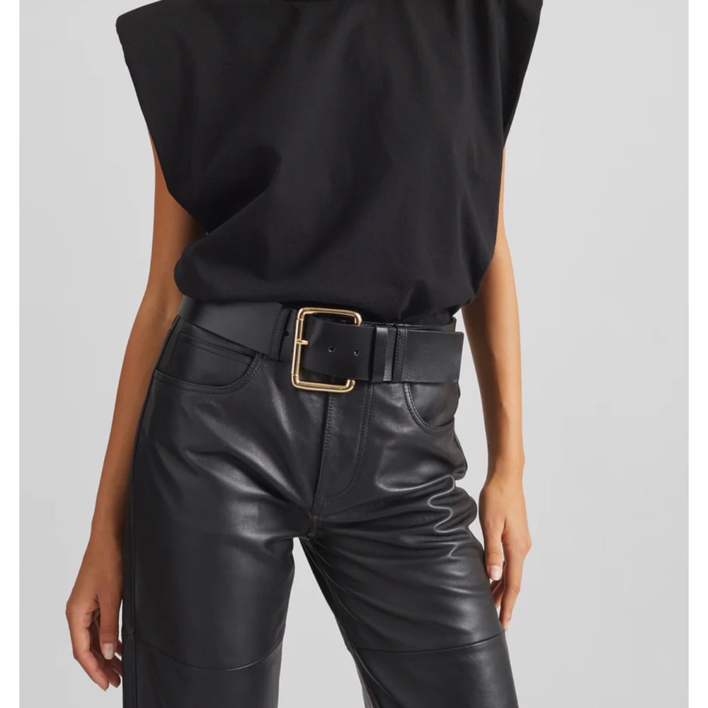 The Frankie Shop Black Muscle Tee